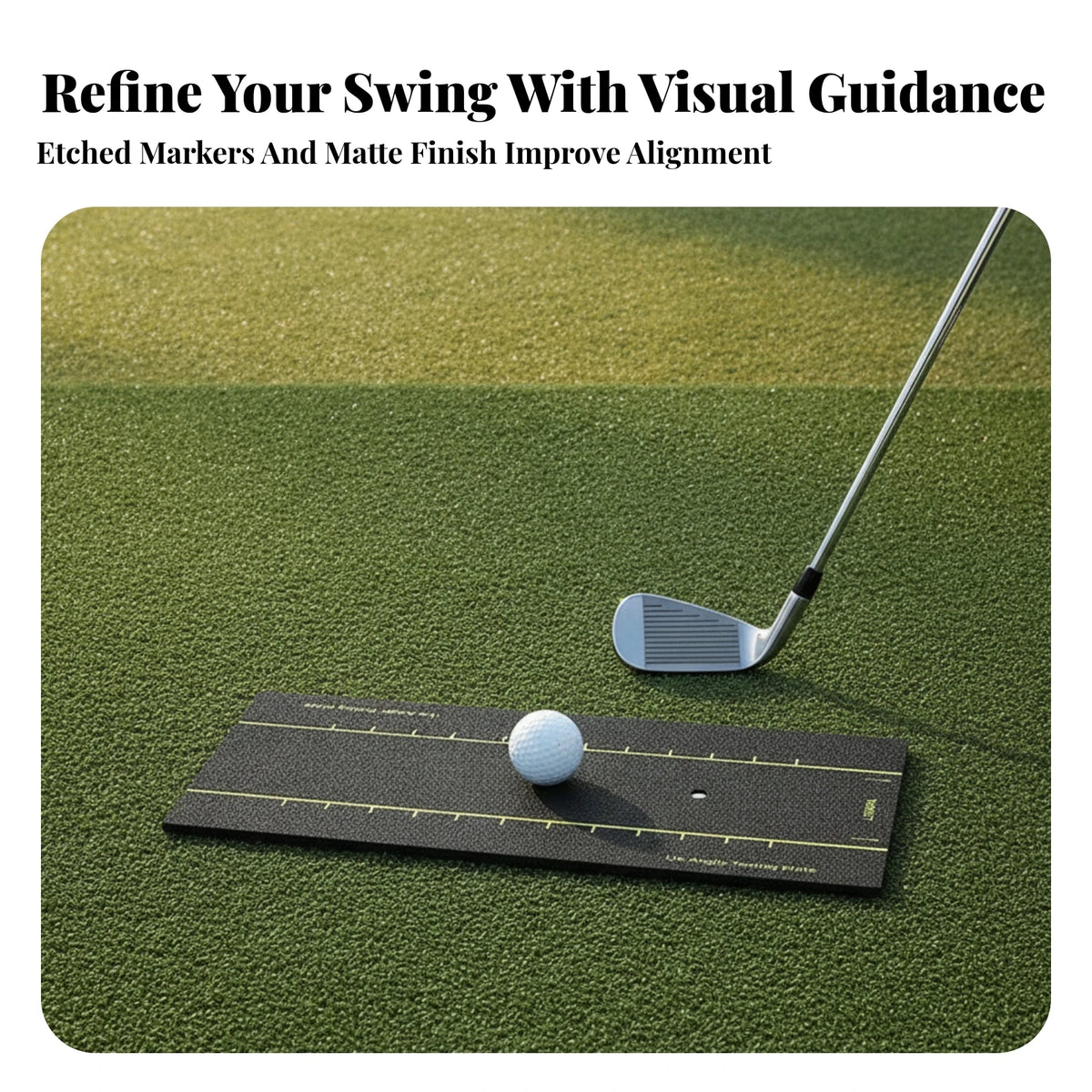 Golf Swing Angle Training Board with Alignment Lines Golf Training Aid PLUSH Default Title