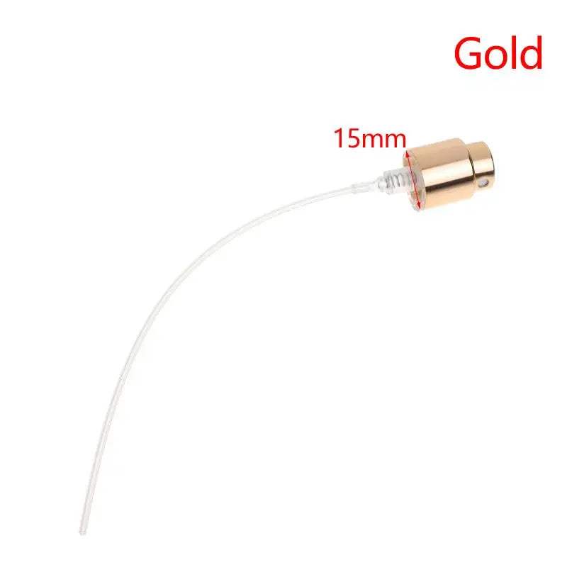 Bayonet Perfume Bottle Sprayer Nozzle 15/20mm Aluminum Pump Perfume Spray Pump PLUSH Gold 15mm