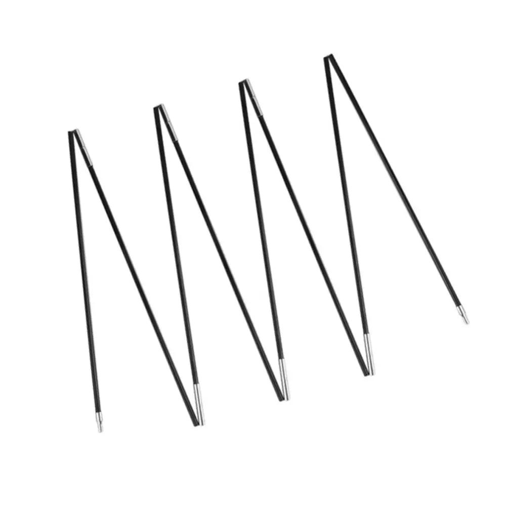 2-Pack Fiberglass Tent Poles – Adjustable Replacement Kit Tent Pole Kit PLUSH