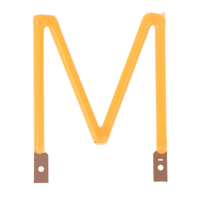 English Letter COB LED Filament DC3V Yellow – DIY Party Decor LED Filament Light PLUSH A13