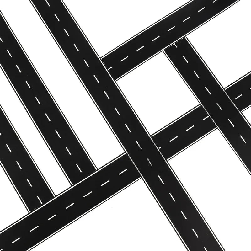 Black & White Track Tape – Easy Tear DIY Party Decoration Decorative Craft Tape PLUSH