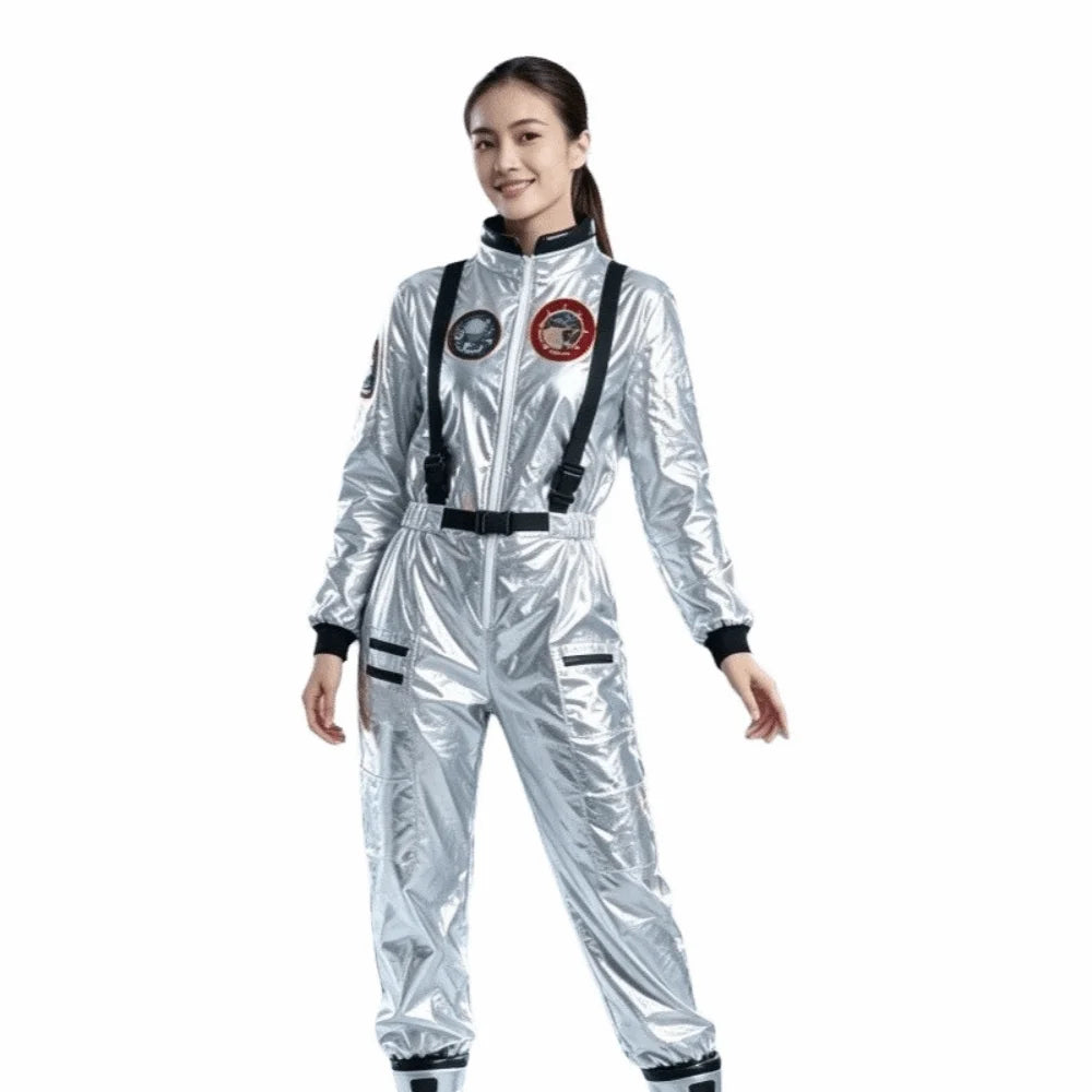 Halloween Astronaut Costume Jumpsuit | Adult Spaceman Suit S–2XL Halloween Costume PLUSH XXL Women