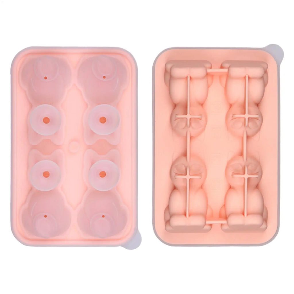 3D Cat Silicone Ice Cube Tray – Easy Release Ice Mold Silicone Ice Mold PLUSH