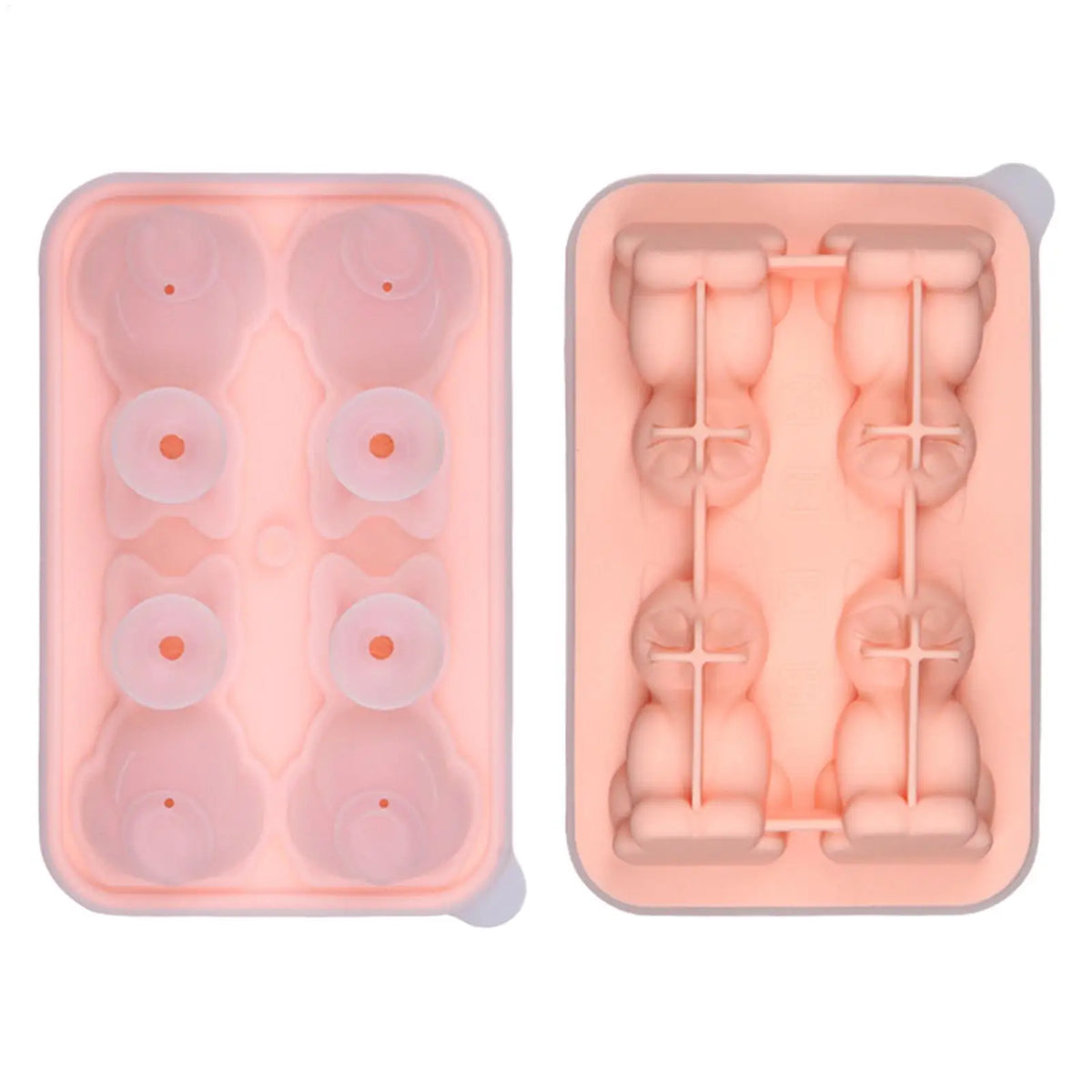 3D Cat Silicone Ice Cube Tray – Easy Release Ice Mold Silicone Ice Mold PLUSH