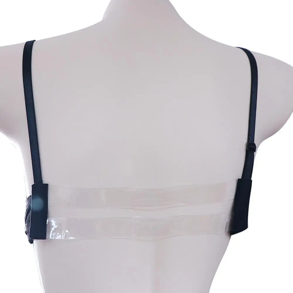 Adjustable Elastic Bra Extender – Non-Slip Transparent Band Bra Extender PLUSH