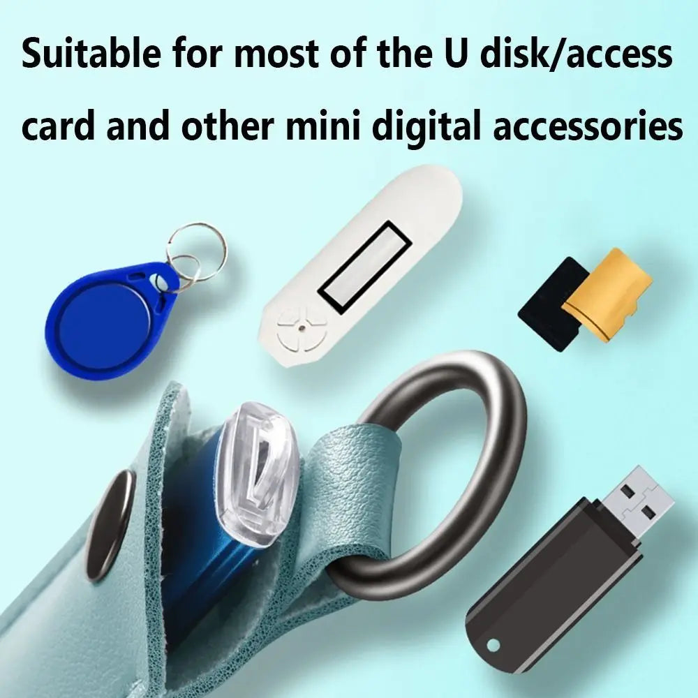 Mini Gift Bag Keychain USB Flash Drive Holder & Key Ring Charm Keychain Charm Pouch PLUSH