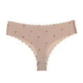 Women's Breathable Ice Silk Low-Rise Thong Panties | Traceless Women's Thong Panties PLUSH Coffee S 1pc-1pc-