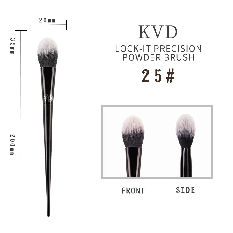Kat Von D Makeup Brush – Foundation, Blush & Eyeshadow KVD Makeup Brush PLUSH 25 China Mainland