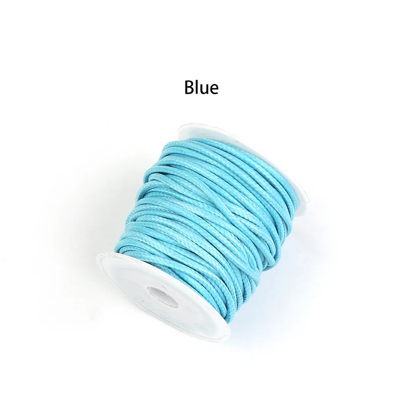 10 Yards 0.5mm Korea Waxed Thread – Leather & Bookbinding Waxed Craft Thread PLUSH blue 0.5mm