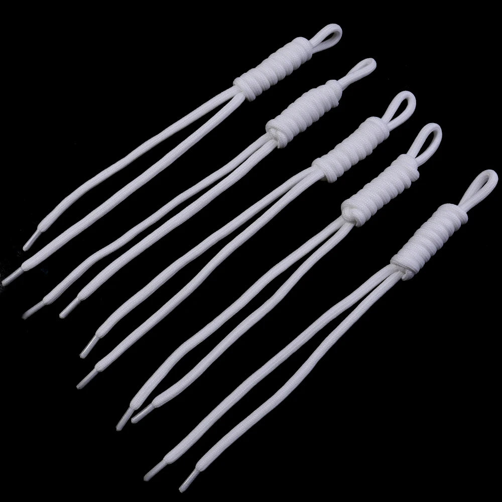 5pcs Braided Nylon Lanyard Keychain Cord – DIY Craft Supplies Braided Lanyard Cord PLUSH White 24-28cm