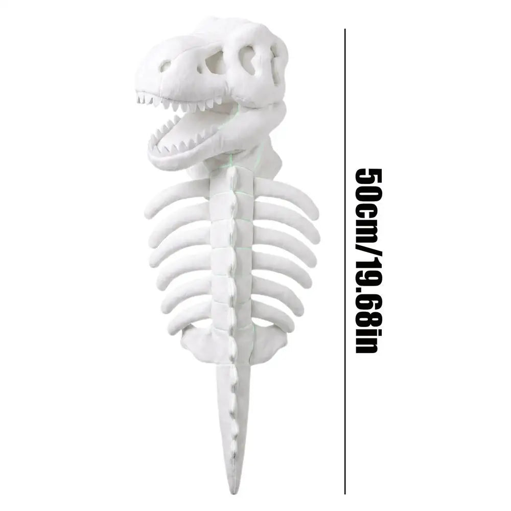 Glowing Dinosaur Skeleton Costume for Cats & Small Dogs Pet Costume PLUSH 50cm