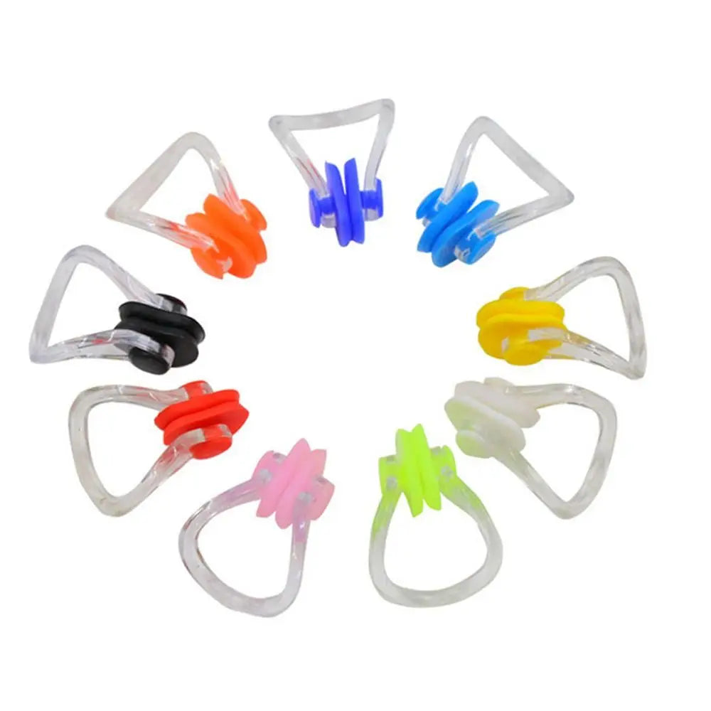 Soft Silicone Swim Nose Clips for Kids & Adults – 5pcs Swim Nose Clips PLUSH