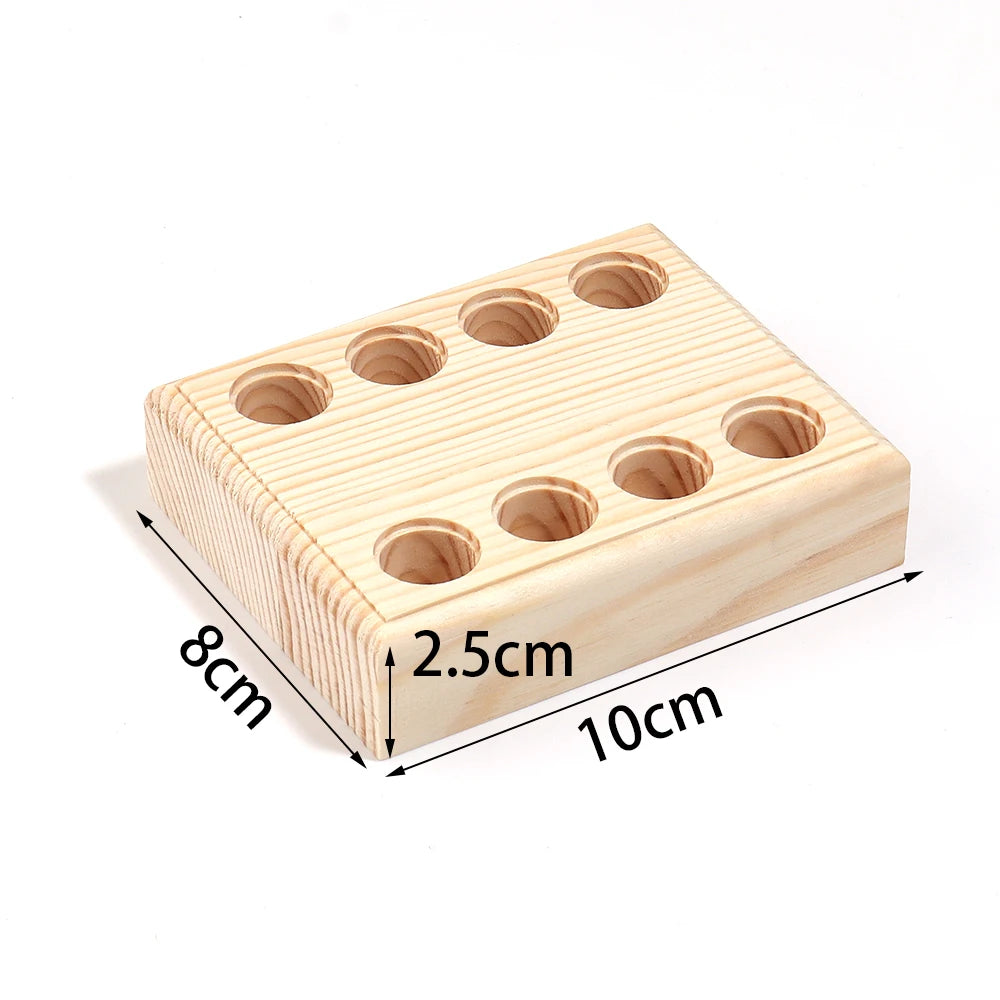 Wooden Pliers Storage Holder 6/8/12 Holes – Jewelry Tool Rack Jewelry Tool Organizer PLUSH 8holes