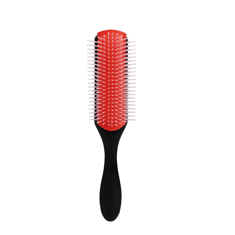 9-Row Detangling Hair Brush – Scalp Massager for All Hair Types Detangling Hair Brush PLUSH Medium
