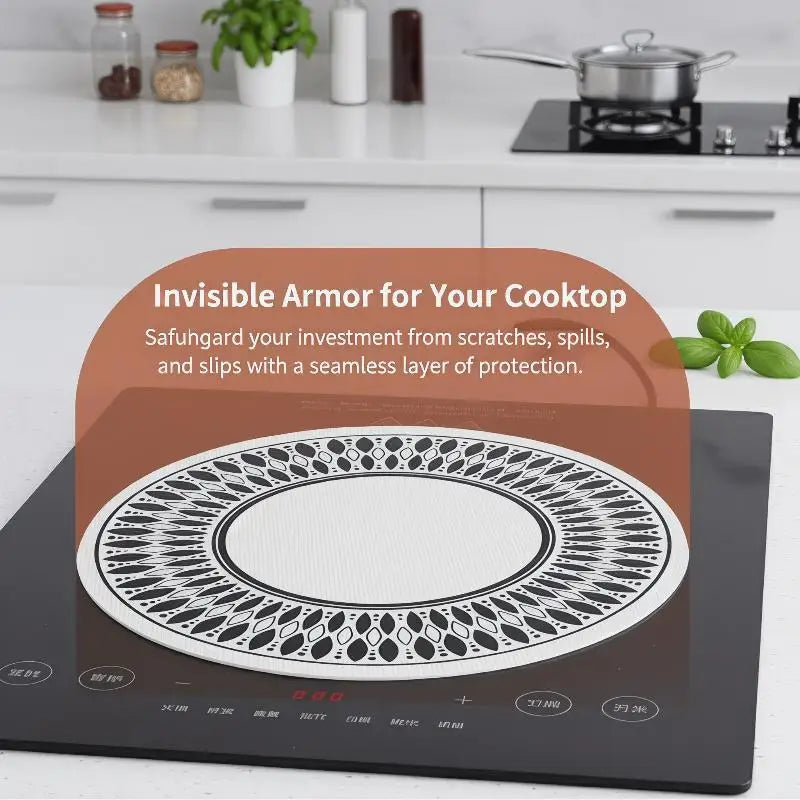 Silicone Induction Cooktop Mat – Scratch Guard Protector Cooktop Protector Mat PLUSH