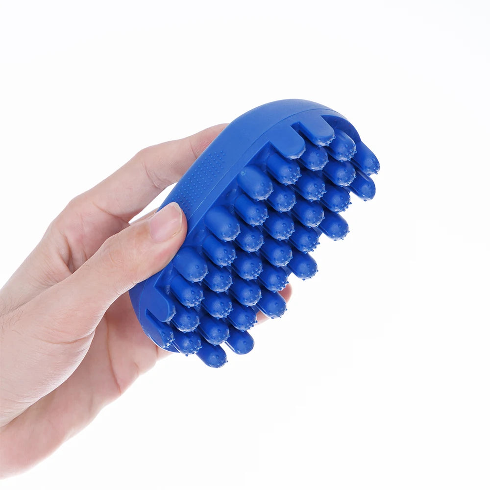 Silicone Magic Twist Hair Brush | Mini Curly Hair Comb 4 Colors Curly Hair Brush PLUSH Small Blue