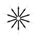 12pcs Fountain Pen Ink Converter Push-Pull Piston Filler Tool Pen Ink Converter PLUSH Default Title