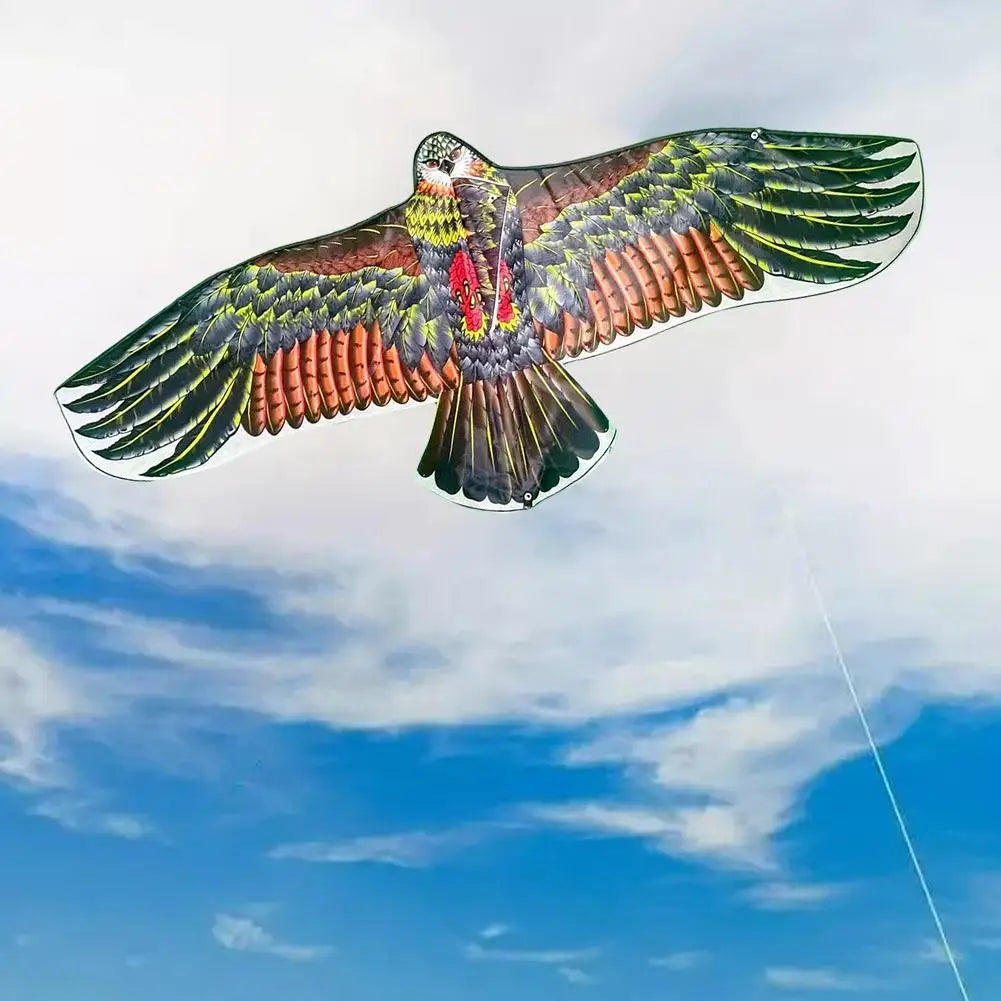 Large Eagle Kite with 30m Line – Outdoor Toy for Kids & Family Outdoor Flying Kite PLUSH