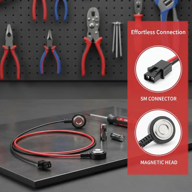 18650 Magnetic Charging Cable SM Extension Set – RC Models Charging Cable Set PLUSH
