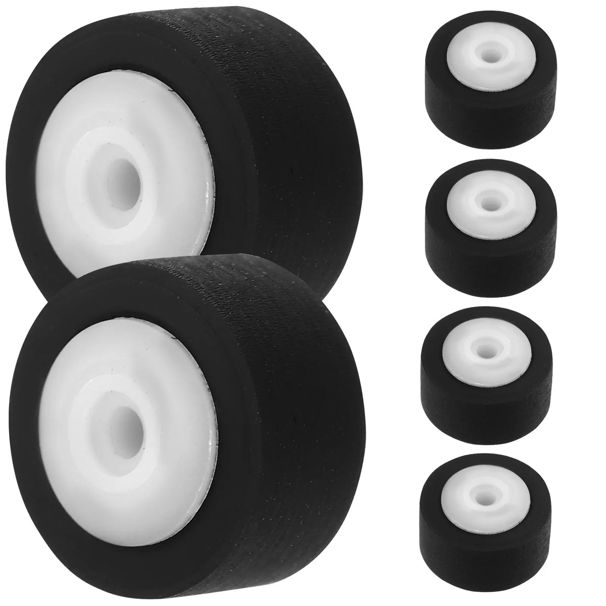 6pcs Cassette Tape Recorder Pinch Roller Bearing Wheel Repair Kit Cassette Recorder Parts PLUSH