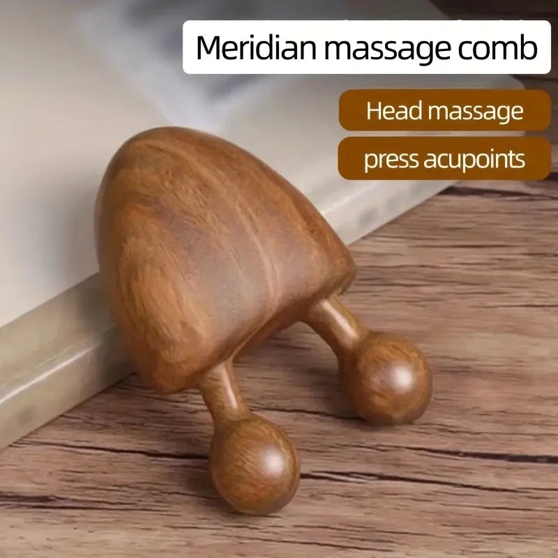Wooden Gua Sha Stick – Nose, Eye & Face Massage Tool Facial Massage Tool PLUSH