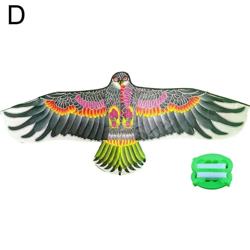 Large Eagle Kite with 30m Line – Outdoor Toy for Kids & Family Outdoor Flying Kite PLUSH C