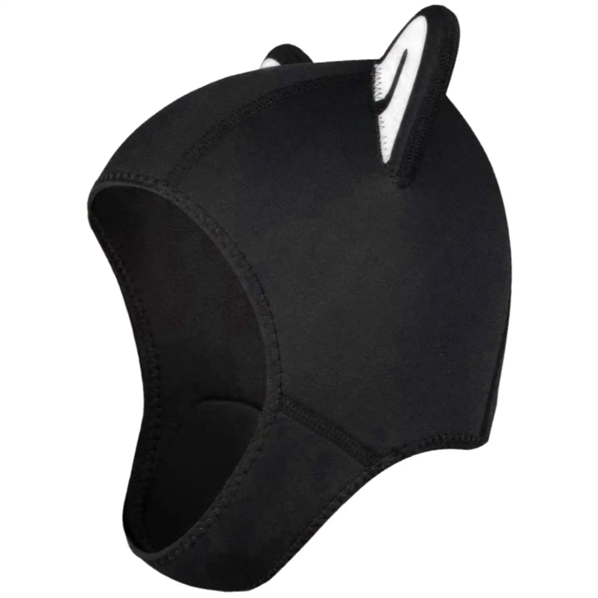 Women's Cat Ear Neoprene Diving Hood with Chin Straps Neoprene Diving Hood PLUSH