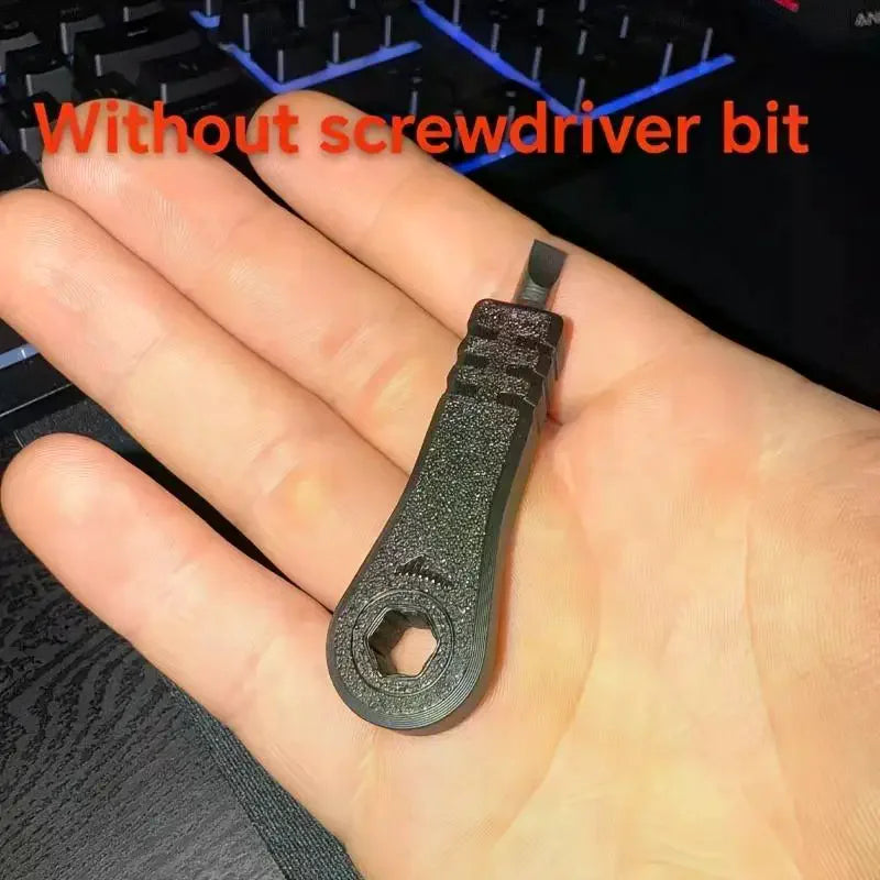3D Printed Mini Pocket Ratchet Screwdriver 2pcs EDC Set Ratchet Screwdriver Set PLUSH
