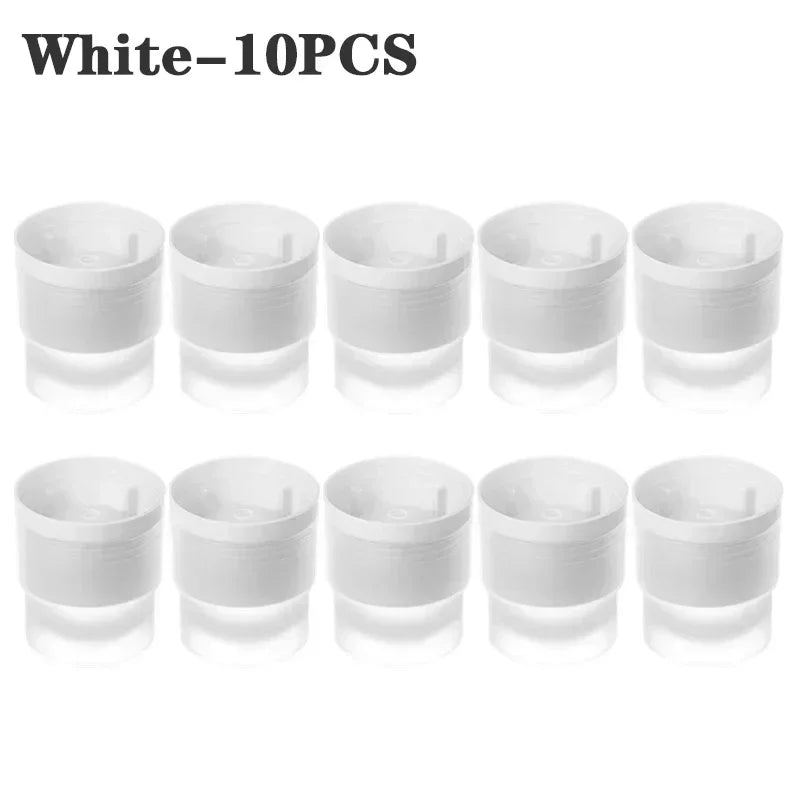 Silicone Ice Ball Mold – Round Ice Cube Tray for Whiskey Ice Ball Mold PLUSH White-10PCS