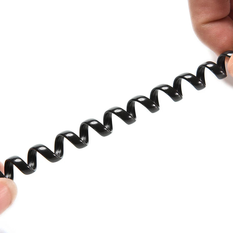 RJ12 4P4C Coiled Telephone Handset Extension Cord 6.5FT Telephone Coiled Cord PLUSH
