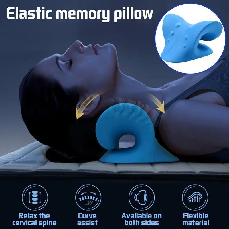 Cervical Traction Neck Massage Pillow – Neck & Shoulder Relaxer Cervical Traction Pillow PLUSH