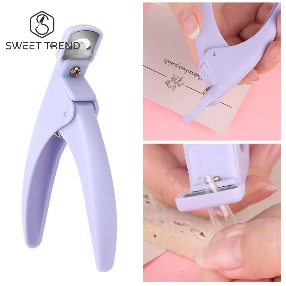 U-Shaped French Nail Clipper – False Nail Tip Cutter Tool Nail Tip Clipper PLUSH