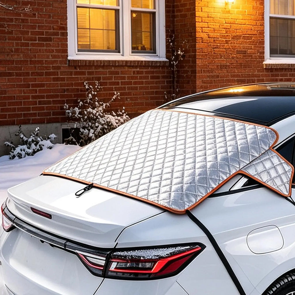 Car Windshield Snow Cover – Ice, Frost & Sun Shield Windshield Snow Cover PLUSH