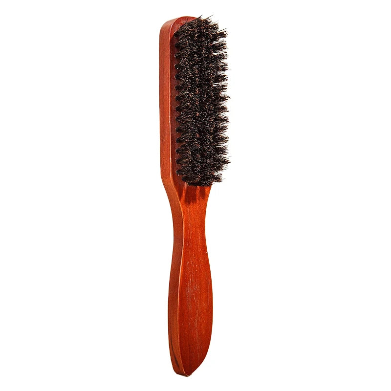 Wooden Handle Bristle Hair Brush Set – All Hair Types Hair Brush Set PLUSH A