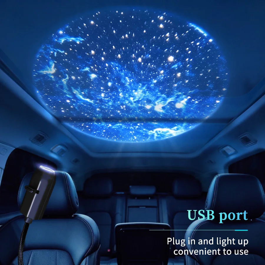 USB Galaxy Projector Night Light – 360° Gooseneck Star Lamp Galaxy Projector Lamp PLUSH