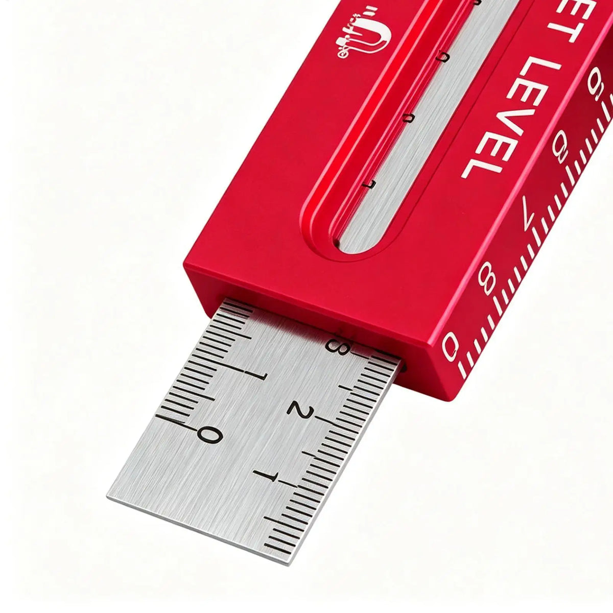 Aluminum Precision Woodworking Ruler – Inch & Metric T-Track Slide Woodworking Measuring Ruler PLUSH