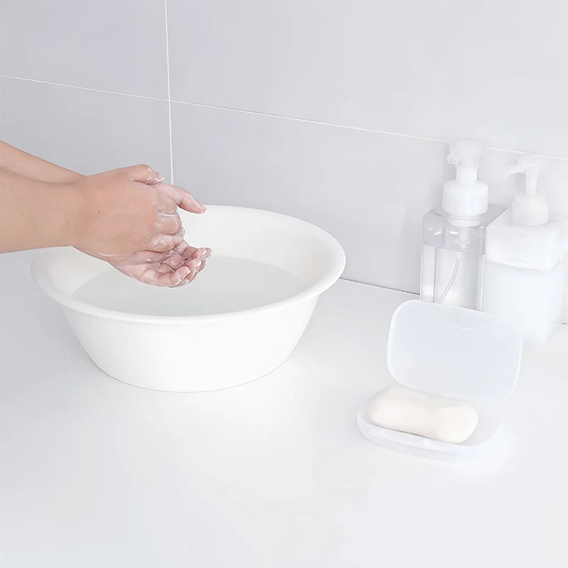 Portable Travel Soap Box – Waterproof Plastic Soap Case with Lid Travel Soap Box PLUSH