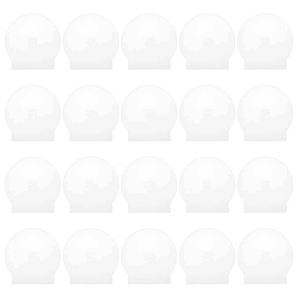 15-Pack Clear CD Jewel Cases – Clamshell DVD Disc Holders CD DVD Storage Case PLUSH