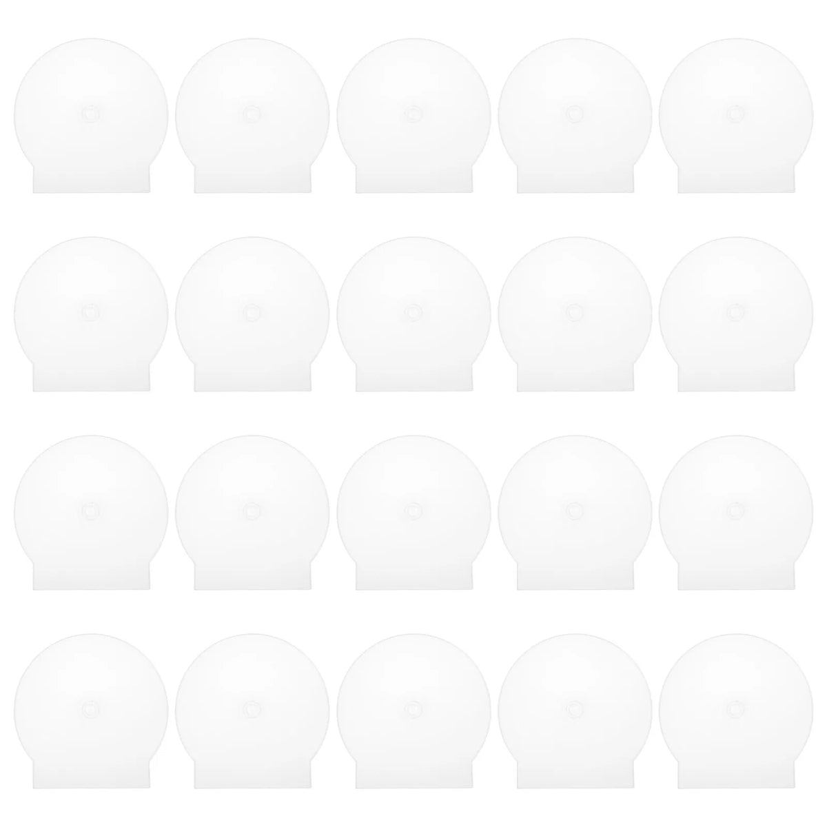 15-Pack Clear CD Jewel Cases – Clamshell DVD Disc Holders CD DVD Storage Case PLUSH