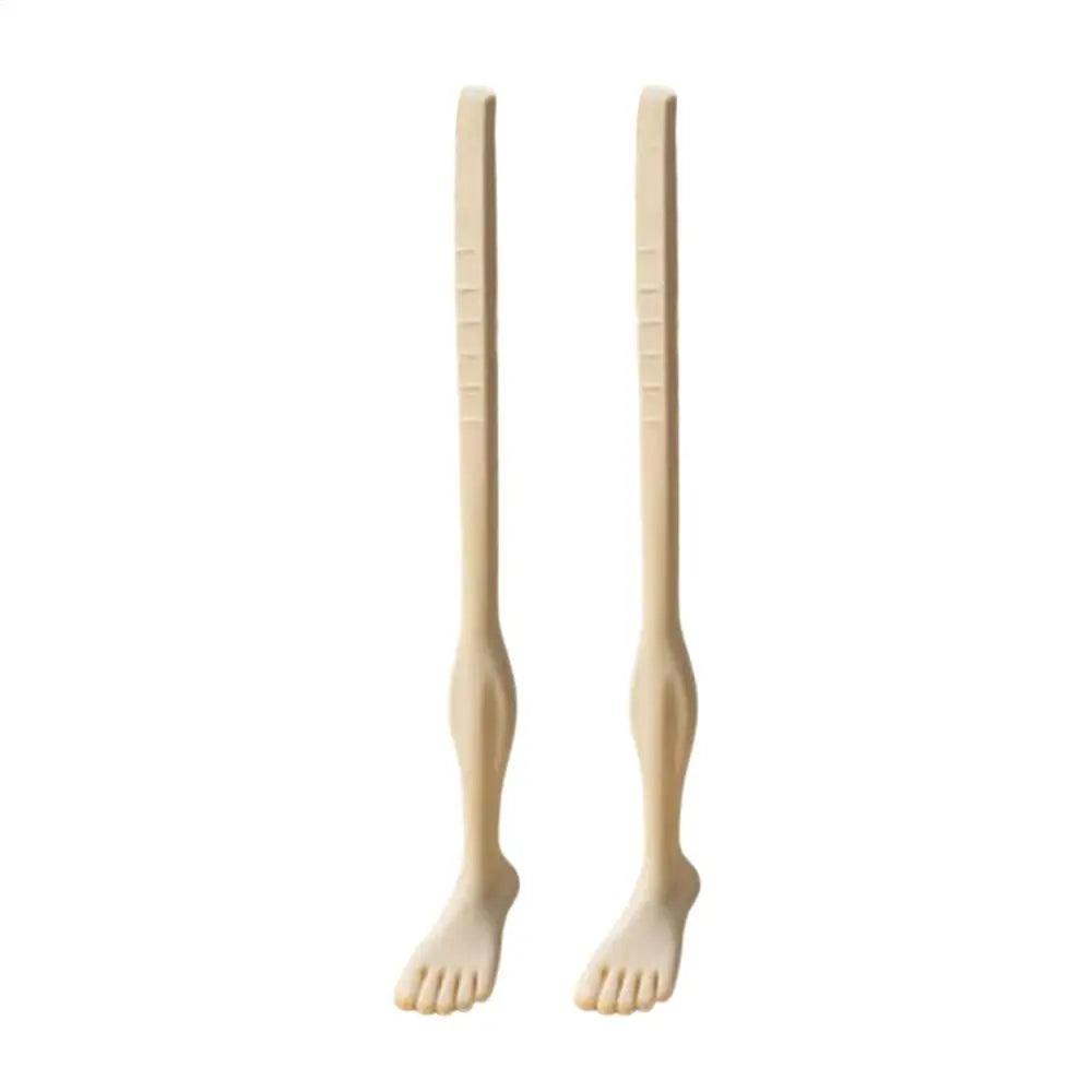 Foot-Shaped Funny Reusable Chopsticks | Novelty Kitchen Gift Novelty Chopsticks PLUSH 1Pairs