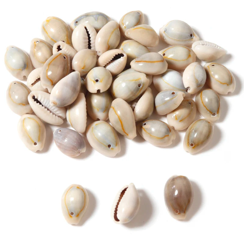 50g Natural Seashell Spacer Beads – Bohemian DIY Jewelry Shell Spacer Beads PLUSH