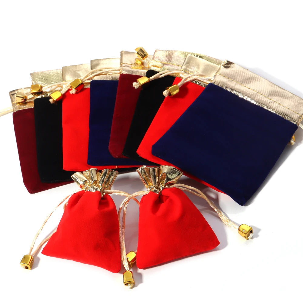Velvet Drawstring Gift Pouches for Jewelry Packaging – 5-10pcs Jewelry Packaging Pouches PLUSH