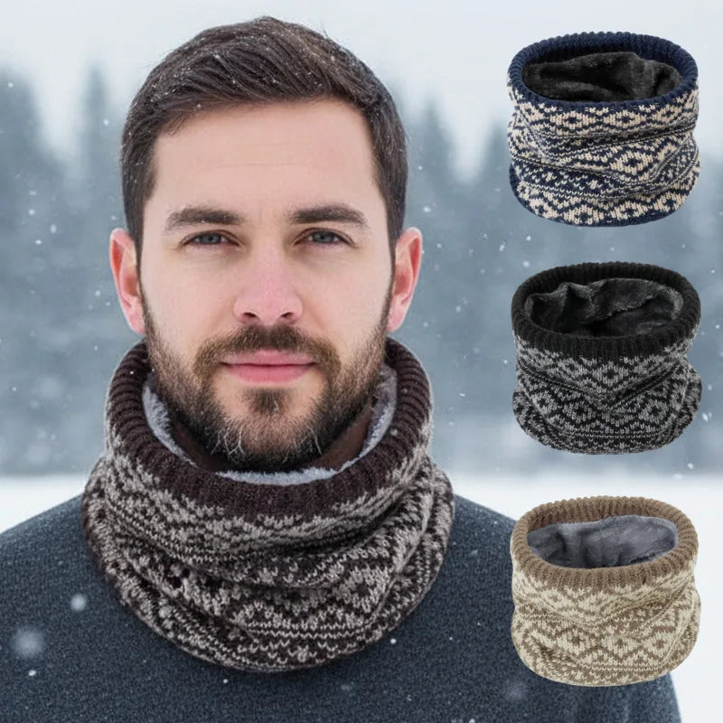 Fleece-Lined Neck Warmer Windproof Unisex Winter Gaiter Neck Warmer Gaiter PLUSH