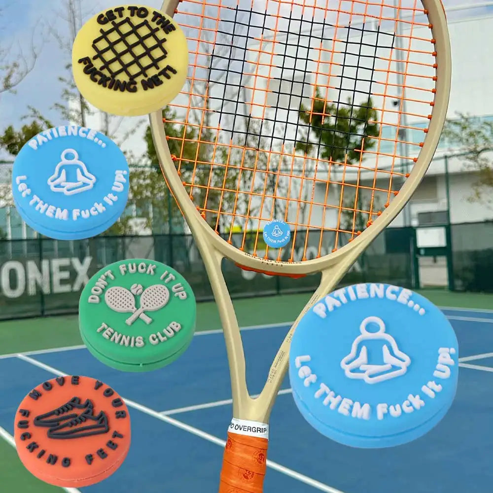 Silicone Tennis Racket Vibration Dampener – 4 Colors Tennis Dampener PLUSH