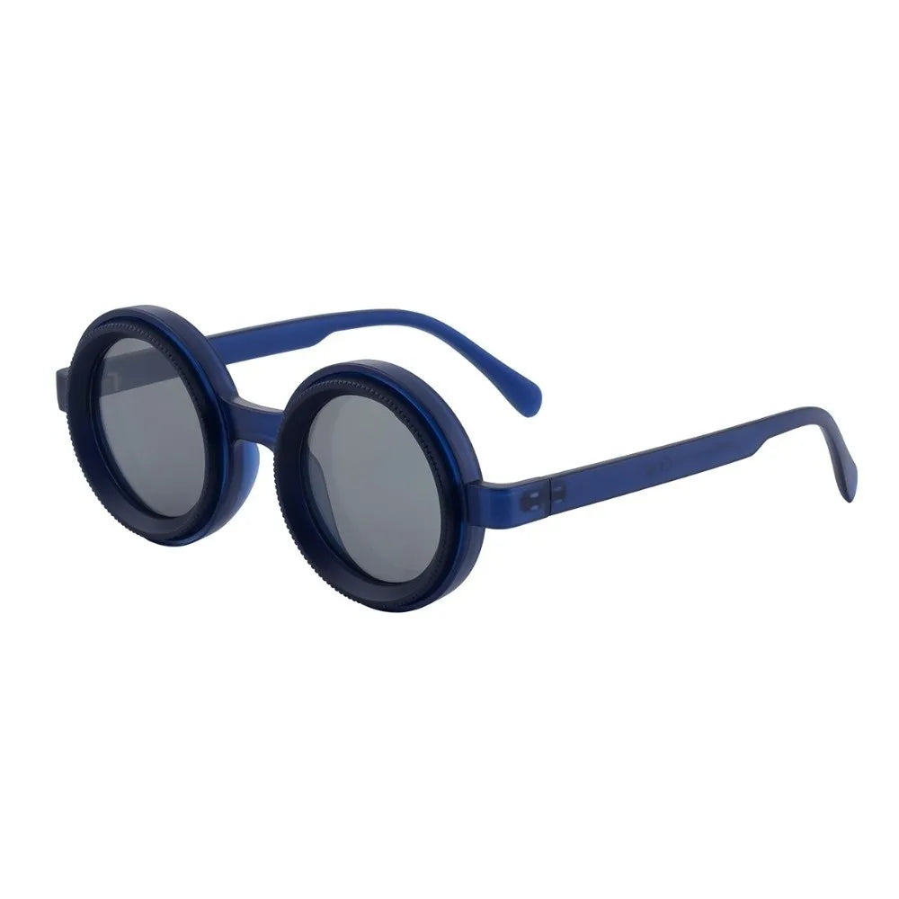 Vintage Round Sunglasses – Lightweight Unisex Anti-Glare Round Sunglasses PLUSH Style G