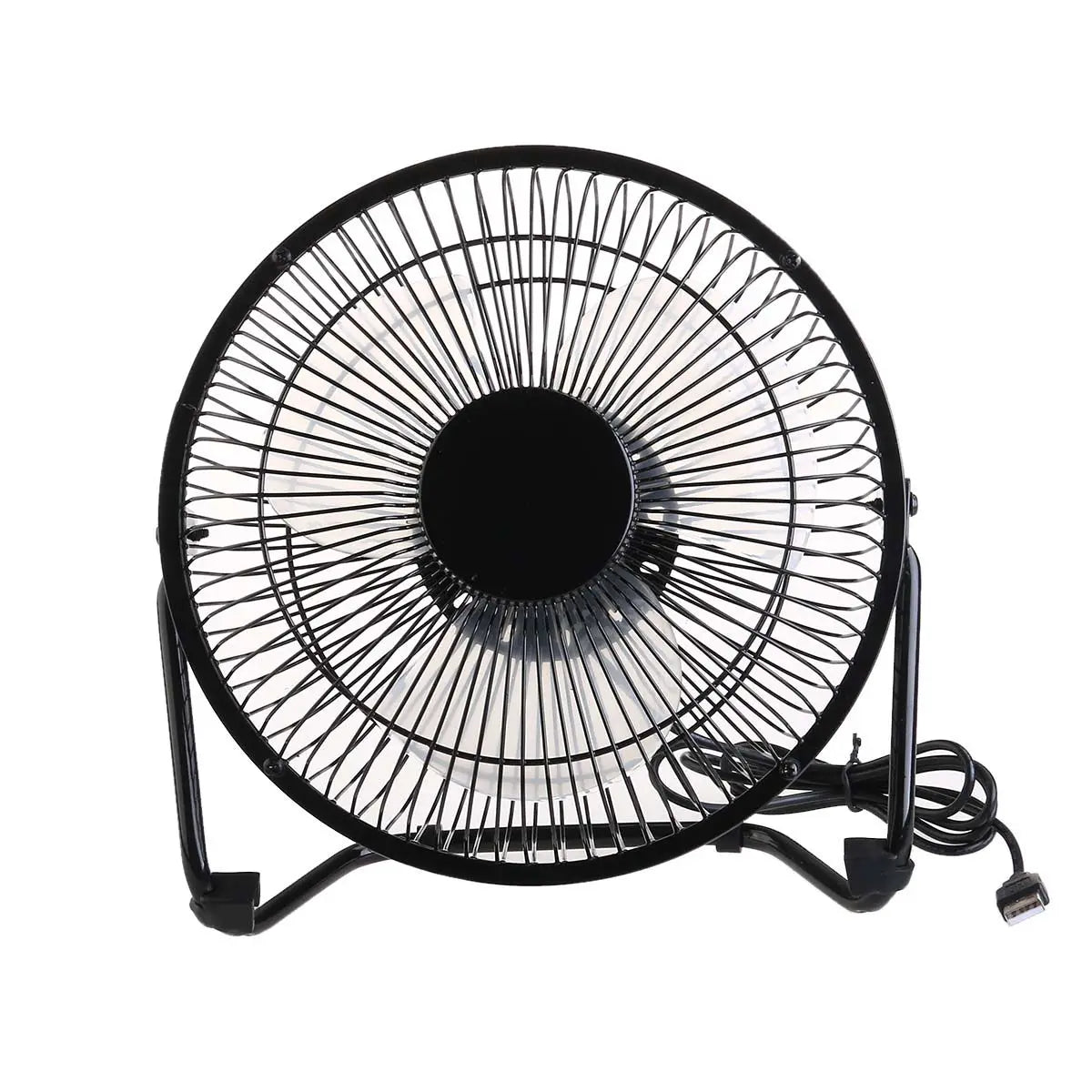 Foxnovo 8-Inch USB Metal Desktop Fan 360° Rotation 2-Speed USB Desktop Fan PLUSH