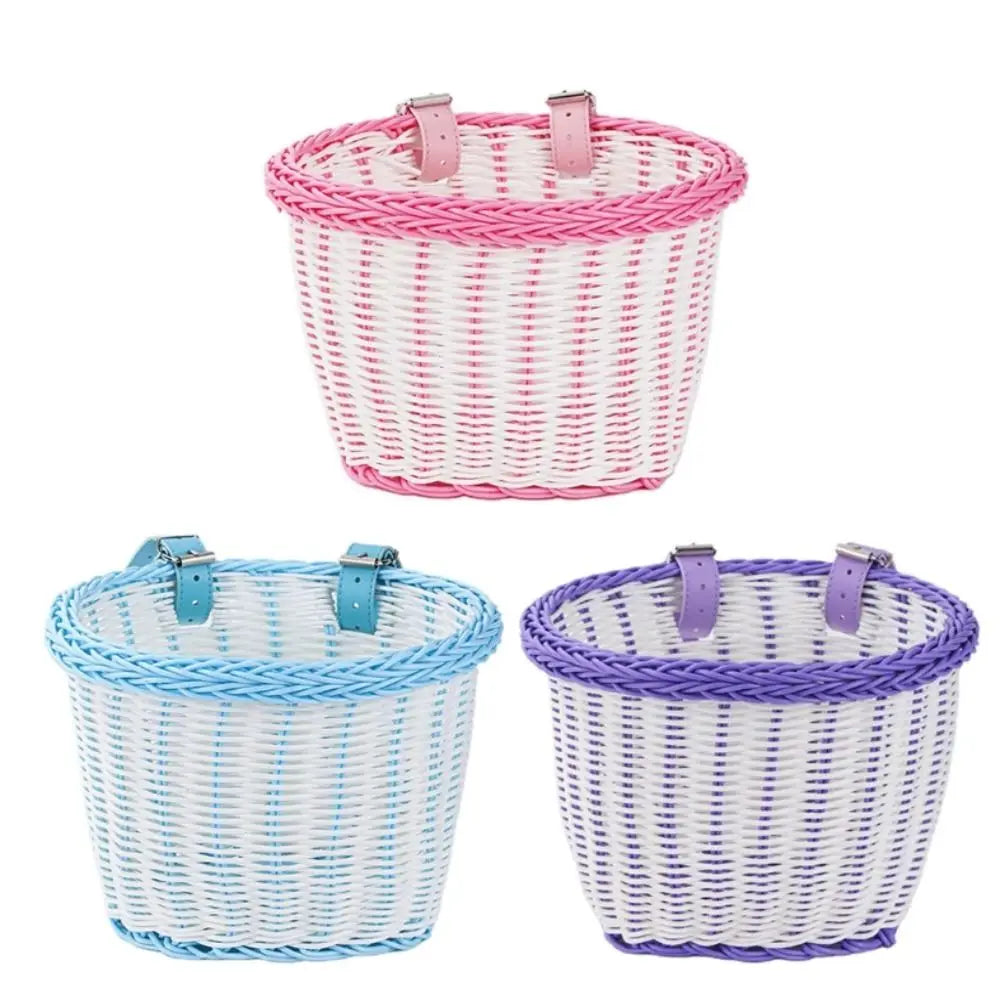Waterproof Front Handlebar Bicycle Basket | Adjustable Straps Bicycle Handlebar Basket PLUSH