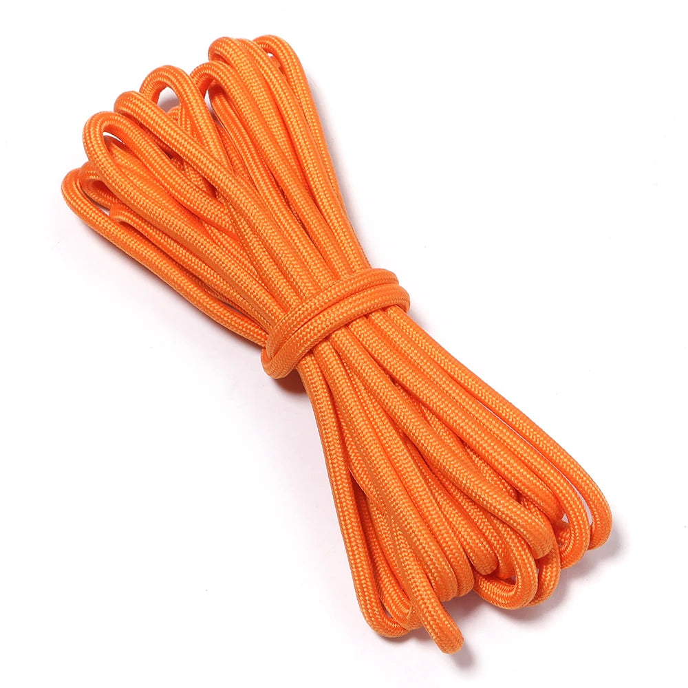 5 Yards 5mm Colorful Polyester Braided Rope – DIY Jewelry Cord Braided Craft Cord PLUSH orange