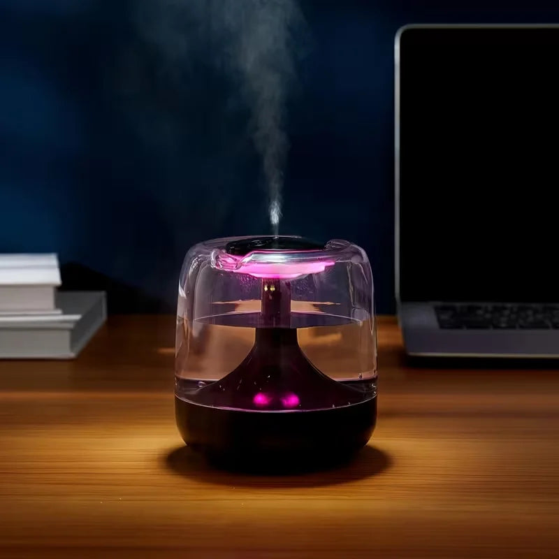 PLUSH Quiet Cool Mist Home Humidifier – Bedroom & Living Room Cool Mist Humidifier PLUSH black USB Type-C