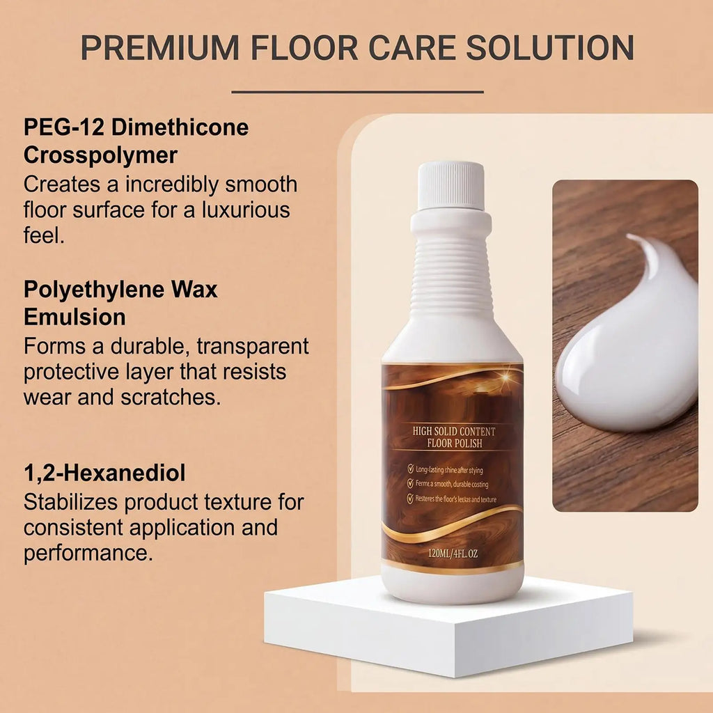 Floor Shine Restorer 120ml – Wood Polish & Scratch Repair Floor Polish Spray PLUSH